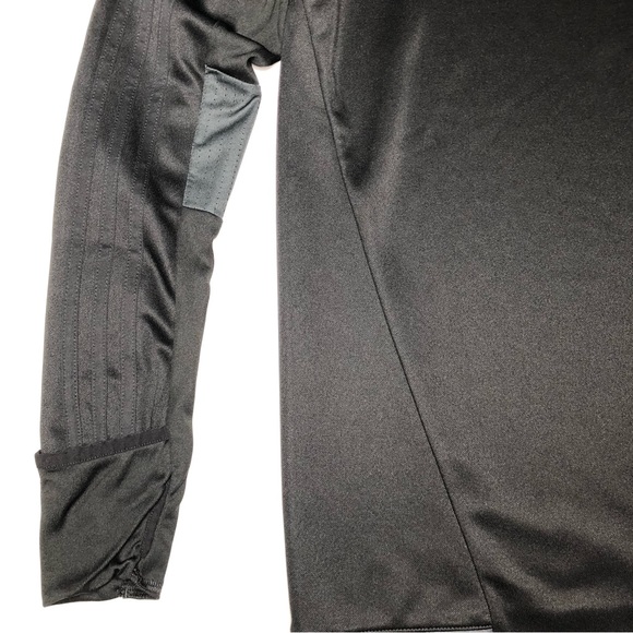 Adidas Boy’s Mock Neck Long Sleeve Climacool Shirt - Picture 3 of 9